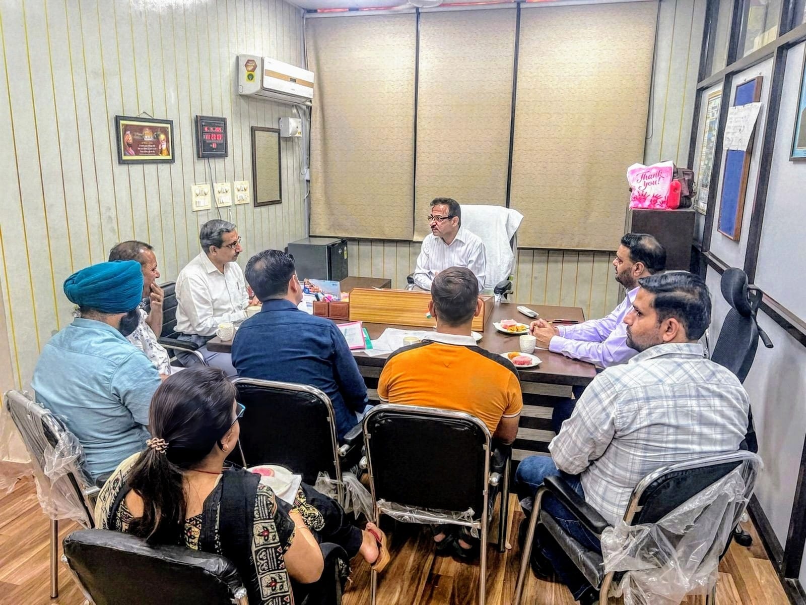 Additional Chief Election Officer held a meeting with District Election Officer.